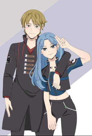 oc x izumi by @bakpiagejrot on twitter